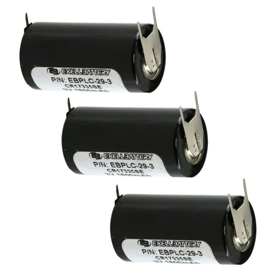 3pc  BR-2/3A, BR2/3A, BR 2/3A Replacement PLC Batteries FAST USA SHIP