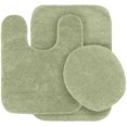 Clara Clark 3 Piece Bathroom Rugs Bath Mat Set, Velvet Clara Clark 3 Piece Bathroom Rugs Bath Mat Set, Velvet