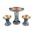 thumbnail image 1 of 3pc Blue Butterfly Table and Chair Novelty Garden Patio Furniture Set 27.5", 1 of 3