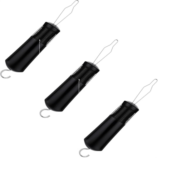 3pc Button Hook for Seniors, One Handed Button Assist Tool for Elderly Disabled with Arthritis, Zipper Pull Helper for Dresses Shirts, Daily Living Aid