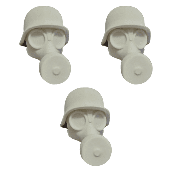 3pc Dustproof Beer Bottle Cap Funny Universal German Mask Bottle Cap Beer Bottle Stopper for Party Bar Accessories White,3 x stopper,White