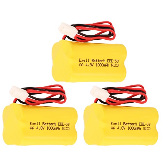 3pc Emergency Lighting Battery Powersonic A150321 OSI Batteries OSA004