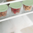 thumbnail image 1 of 3pc Food Storage Containers for Fridge, Portable Fruit Storage Box, 12oz Capacity Durable Plastic Lunch Box with Airtight Seal, Fresh-Keeping Stackable Organizer, Dishwasher Safe for Work Picnic, 1 of 4