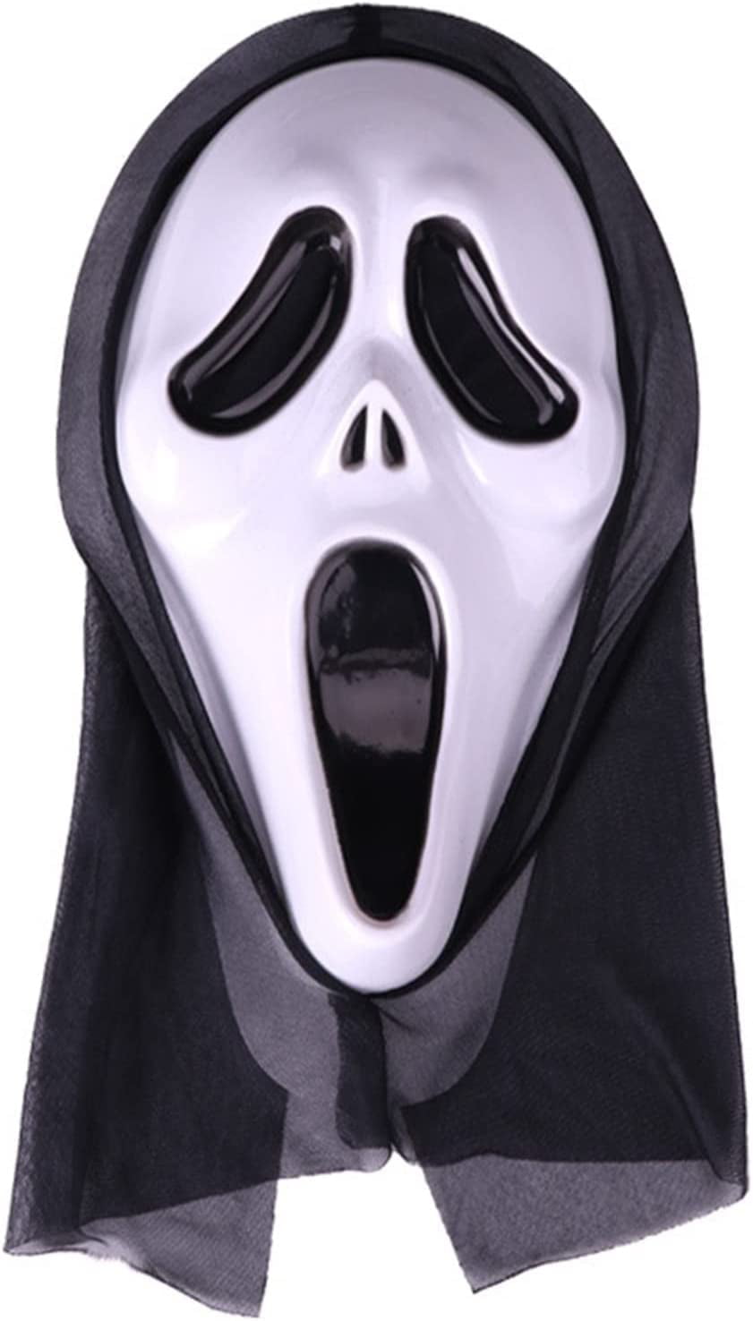 3pc Ghostface Adult Mask Scary Scream Mask for Costume Fun Party