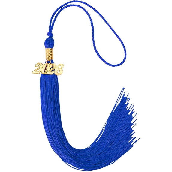 3pc Graduation Tassel, 2026 Tassel Graduation, Academic Graduations Cap Tassels,Tassels With Year Gold Date Charms For Grads, Graduates Graduations Cap Hat Decorations(Blue)