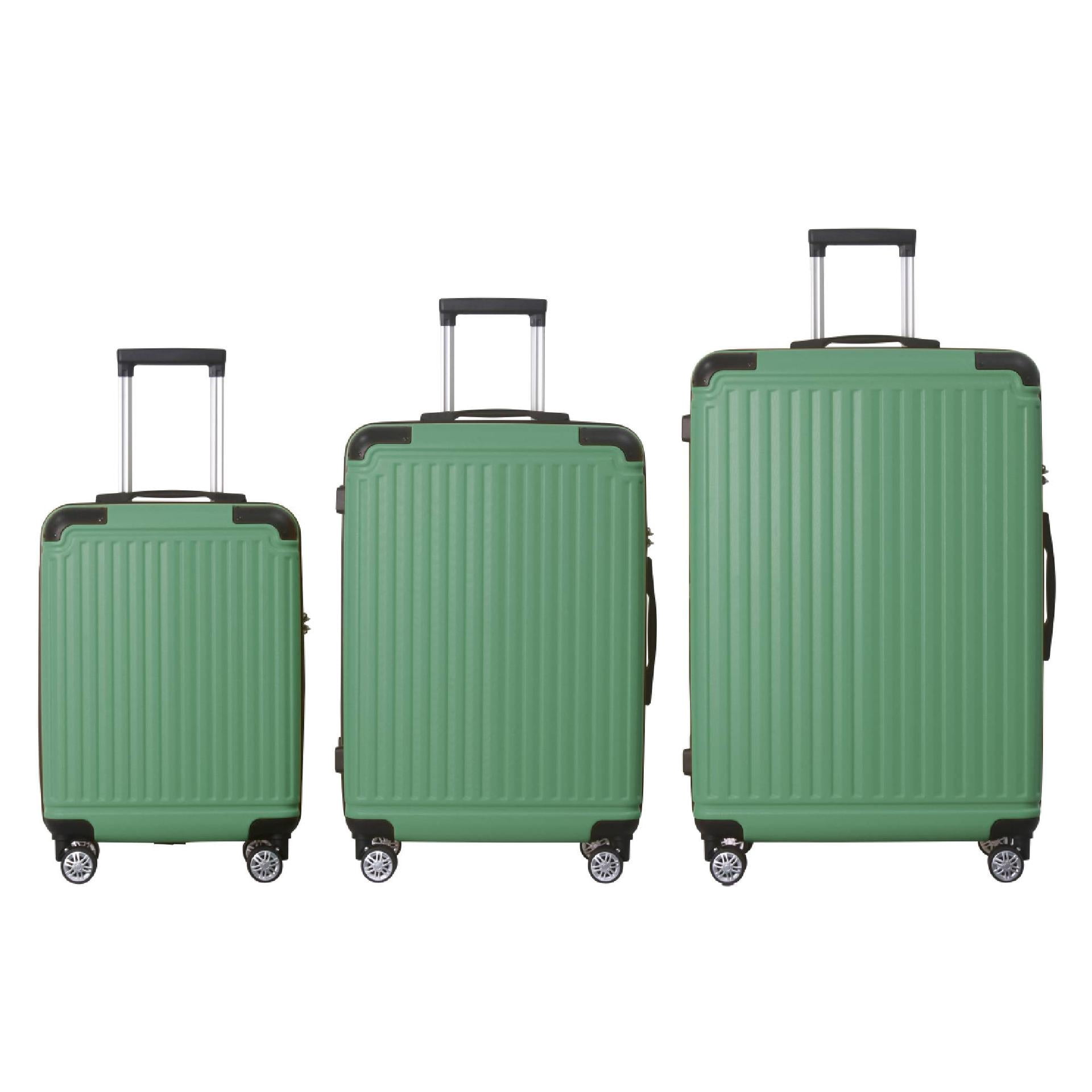 3pc Hardshell Luggage Set with TSA Lock, Lightweight ABS Spinner Suitcase 20" 24" 28"