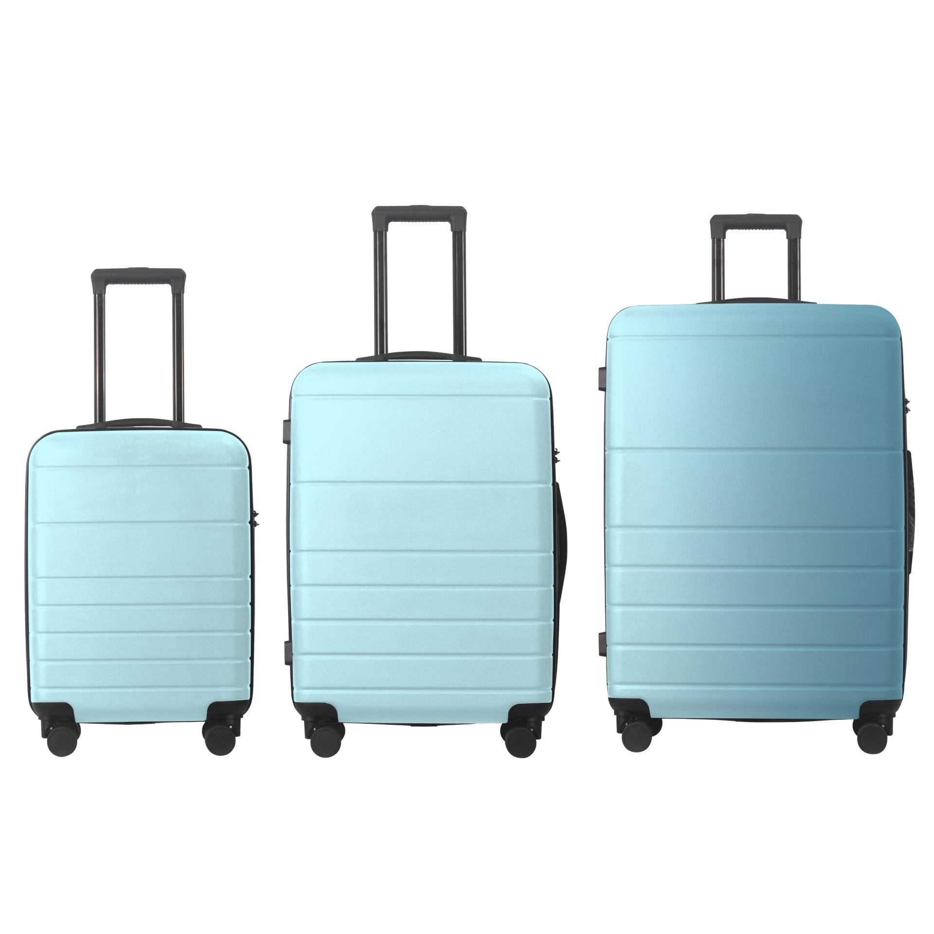 3pc Hardshell Luggage Set with TSA Lock, Lightweight ABS Spinner Suitcase 20" 24" 28"
