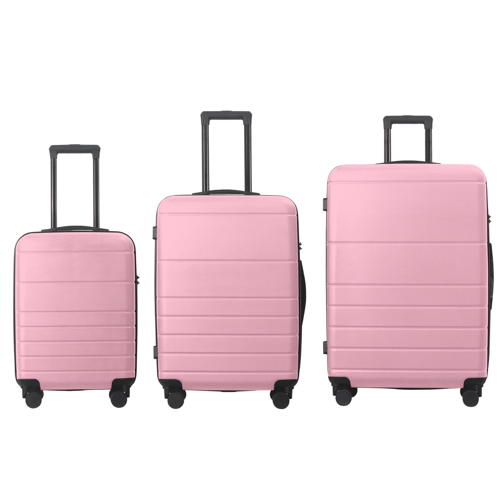 3pc Hardshell Luggage Set with TSA Lock, Lightweight ABS Spinner Suitcase 20" 24" 28"
