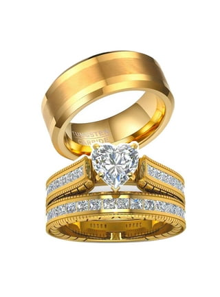 Couple Ring Set Gold