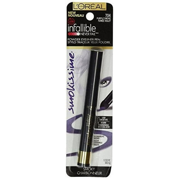 3pc Loreal Infallible Smokissime Powder Eye Liner, Purple Smoke 704