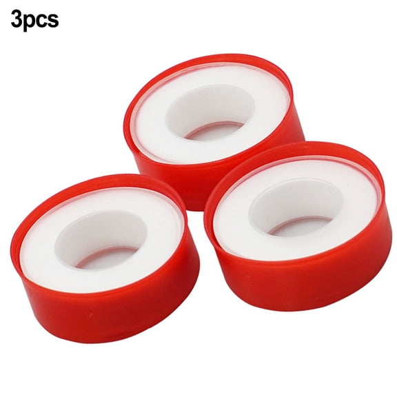 3pc PTFE Thread Sealing Tape for Water, Gas, Plumbing Pipe Threads, 20 Meters Waterproof Tape for Leak Protection