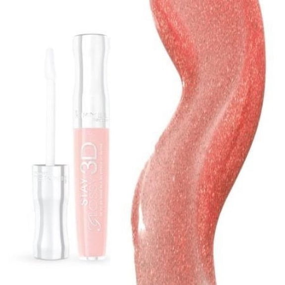 3pc RIMMEL LONDON Stay Glossy 3D Lip Gloss - Lights, Camera, Action