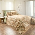 thumbnail image 1 of 3pc Reversible Microfiber Embossed Quilt Bedding Set With Shams by Somerset Home, 1 of 3