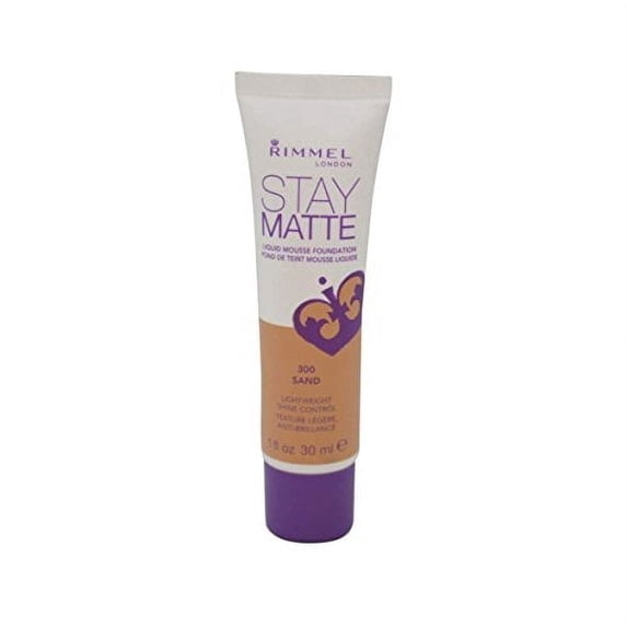3pc Rimmel London Stay Matte Liquid Mousse Foundation 30ml - 300 Sand