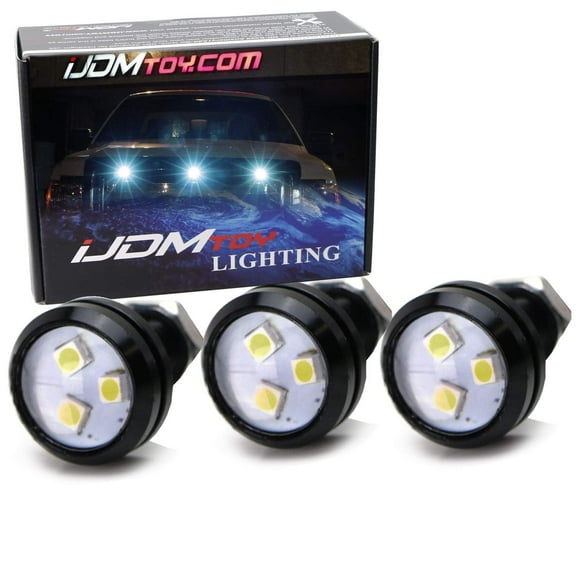 3pc Set Custom Retrofit 8000K Ice Blue Front Grille Mesh Mount LED Lighting Kit For Trucks SUVs