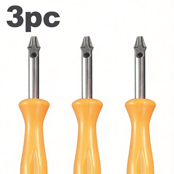 3pc T8 Torx Screwdriver - Magnetic Security Bit Driver for MacBook, Xbox 360 & One Controllers - Precision Repair Tool for Electronics & Hardware