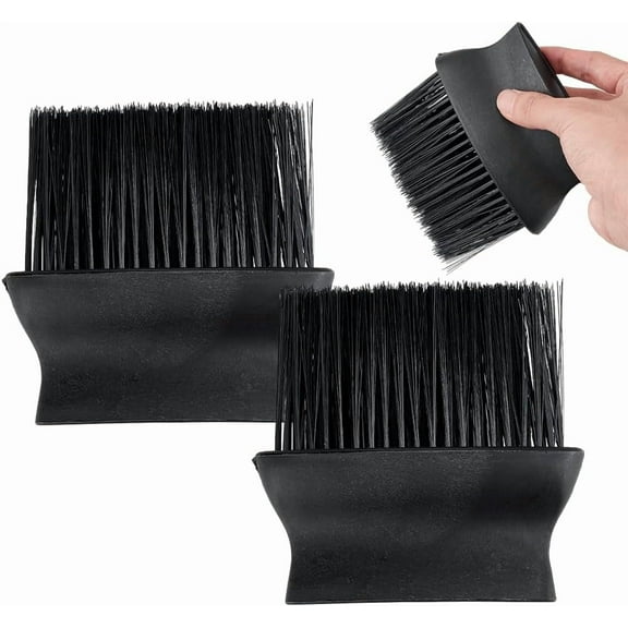 3pc Umpire Brush Baseball Home Plate Brush Black Plastic Car Air Outlet Cleaning Brush Nylon Soft Bristles Dust Brush Umpire Gear