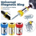 thumbnail image 1 of 3pc Upgraded Screwdriver Head Magnetic Rings,1/4 Inch/6.35mm Universal Screw Magnetizer Ring for Hex Screwdriver & Power Bits,Metal Magnetic Screw Holder Tool, 1 of 9