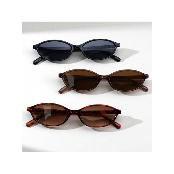 3pc Women s Cat Eye Narrow Vintage Versatile Street Style Fashion Glasses Suitable For Parties And Events Boho Vacay Vacay Vibes Preppy Style