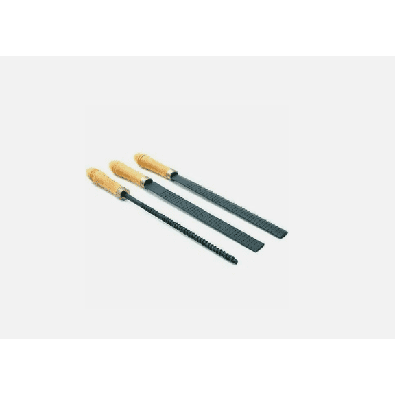 3pc Wood Rasp File Set Woodworking Carpentry Workshop Carving Hand Tools