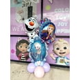 thumbnail image 1 of 3pc foil balloon frozen/ana  / elsa  / olaf /happy birthday decoration, foils,  only foils balloons  toodler , girls, kids, 1 of 1