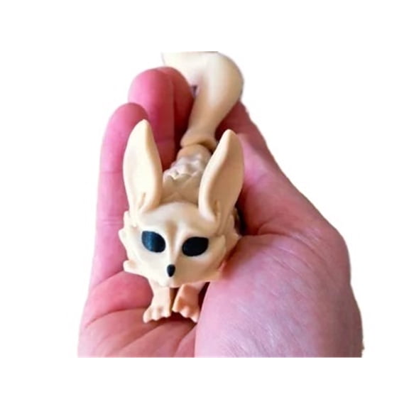 3pc movable fennec fox 3D printing