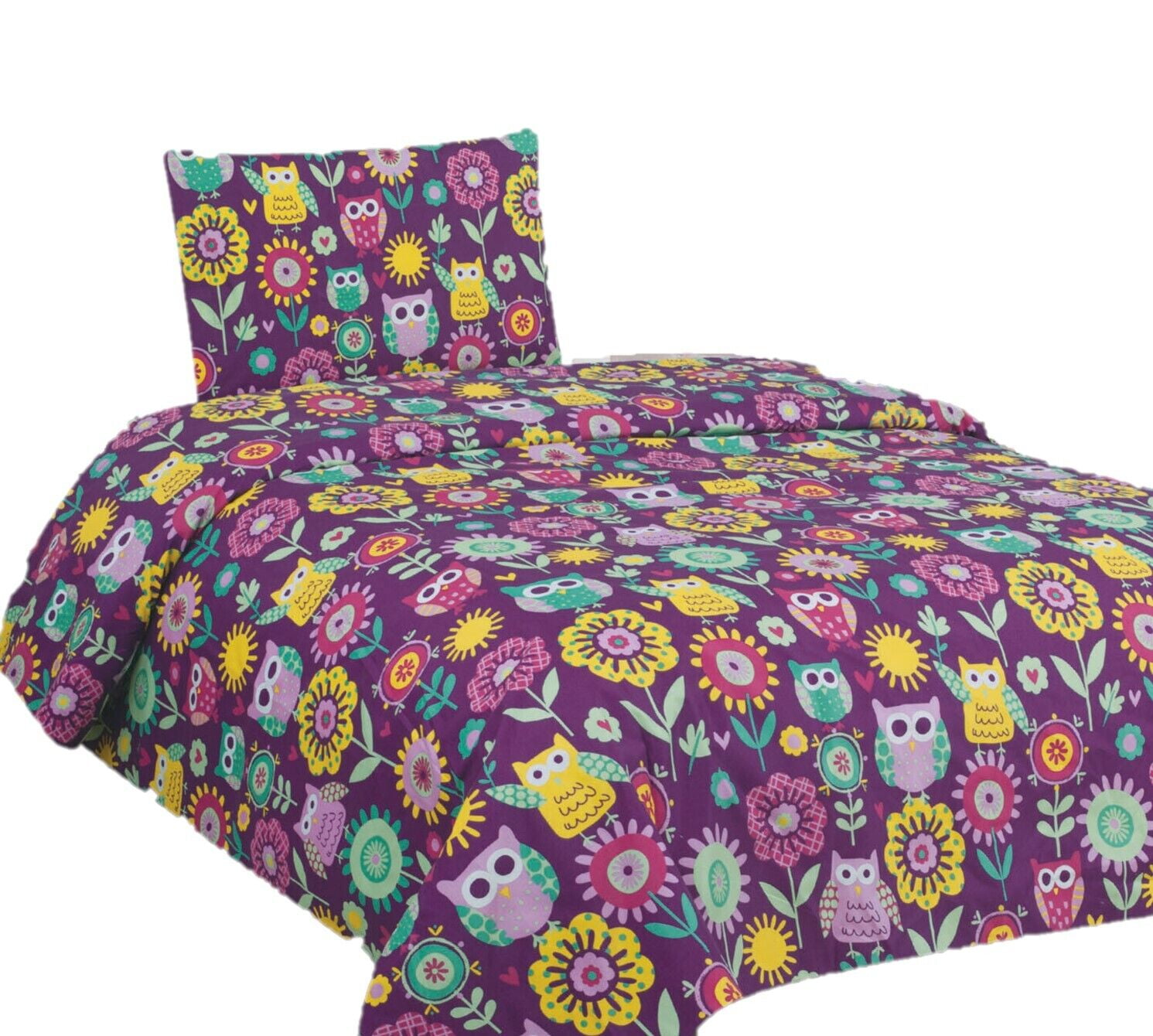 SAMIMPORT-2011 3-Piece 200 Thread Counter Multicolor Ultra-Soft ...