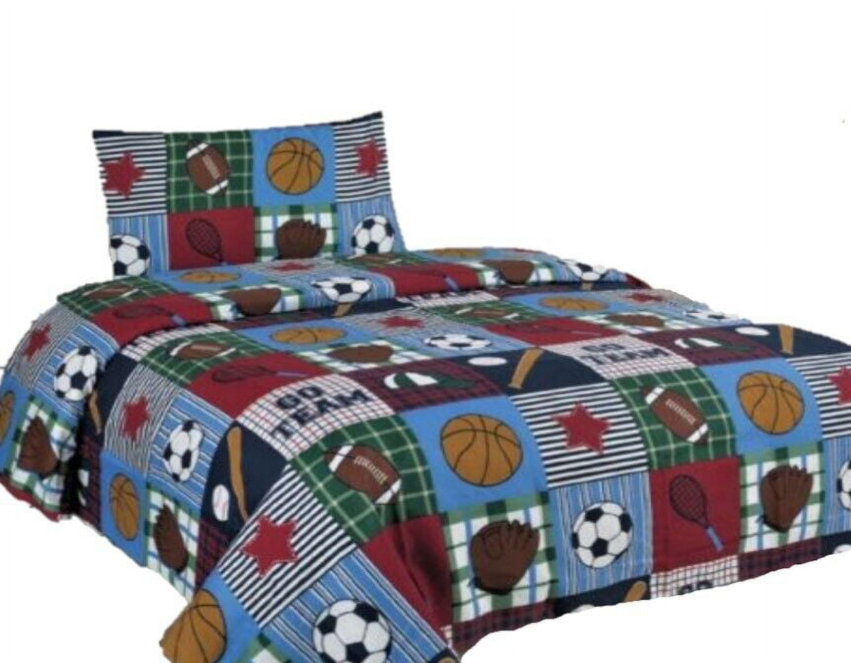 3pc sheet set TWIN for kids girl's boy's flat sheet bed ,fitted sheet bedding & pillow case