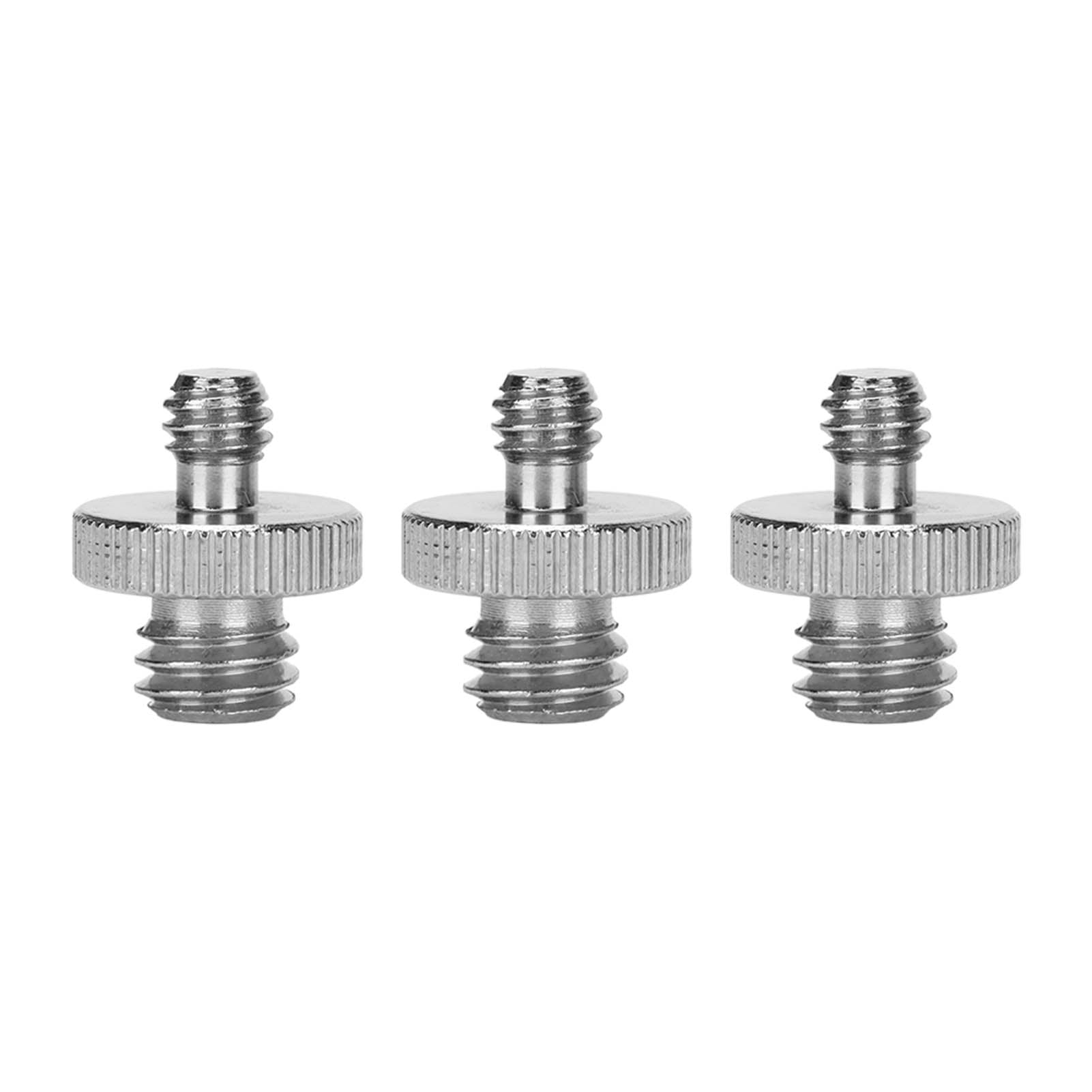 3pcs 1 4 Inch To 3 8 Inch Conversion Screw Aluminum Alloy Screw Adapter screw-thread-adapter-for-microphone-stand-3-8-inch-female-to-5-8-inch