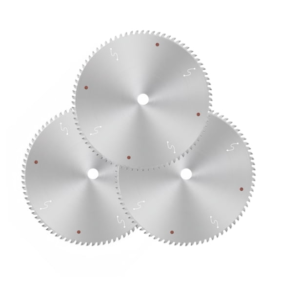 3pcs 10 Inch Miter Table Saw Blades with 1 Inch Arbor Fine Finish Wood Cutting Circular Saw Blade for Precision Slicing Cutting Steel
