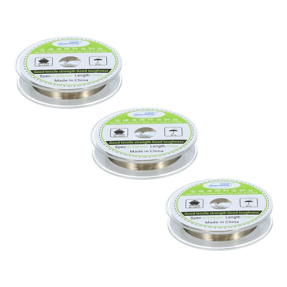 3pcs 100m Molybdenum Screen Cutting Wire Line Phone LCD Cutting Wire Glass Separate Repair Tool, 0.035mm