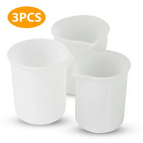 5pcs Epoxy Resin Mixing Cups Set DIY Tools Silicone Measuring Cups for Resin