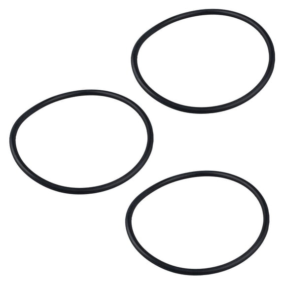 3pcs 110mm x 5mm Black Rubber Industrial Flexible O Ring Seal Washer