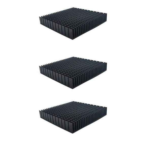 3pcs 120mm Heating Panel Heat Sink Aluminum Heatsink CPU Power Amplifier Radiator B