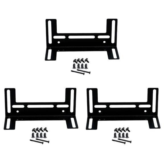 3pcs 120mm RAM Module Cooling Pump Radiator Support Drainage Reservoir Mount Bracket Holder Black