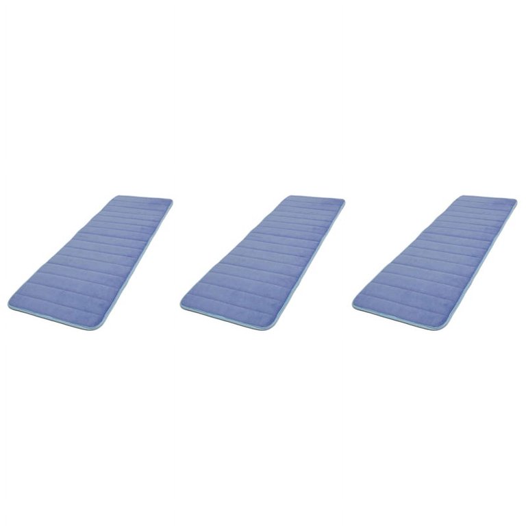 3pcs 120x40cm Absorbent Nonslip Memory Foam Kitchen Bedroom Door