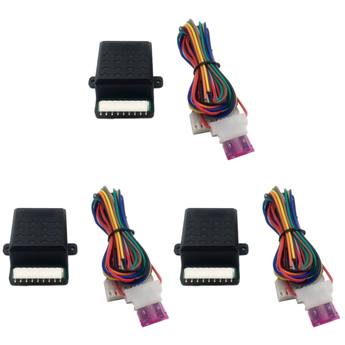 3pcs 12V Universal Side Mirror Auto Lock Folding System Modules For Car