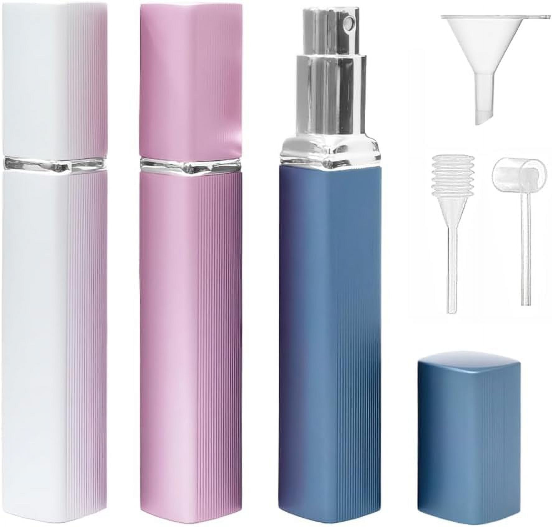3pcs 12ml Travel Perfume Atomiser Refillable Bottles Mini Perfume