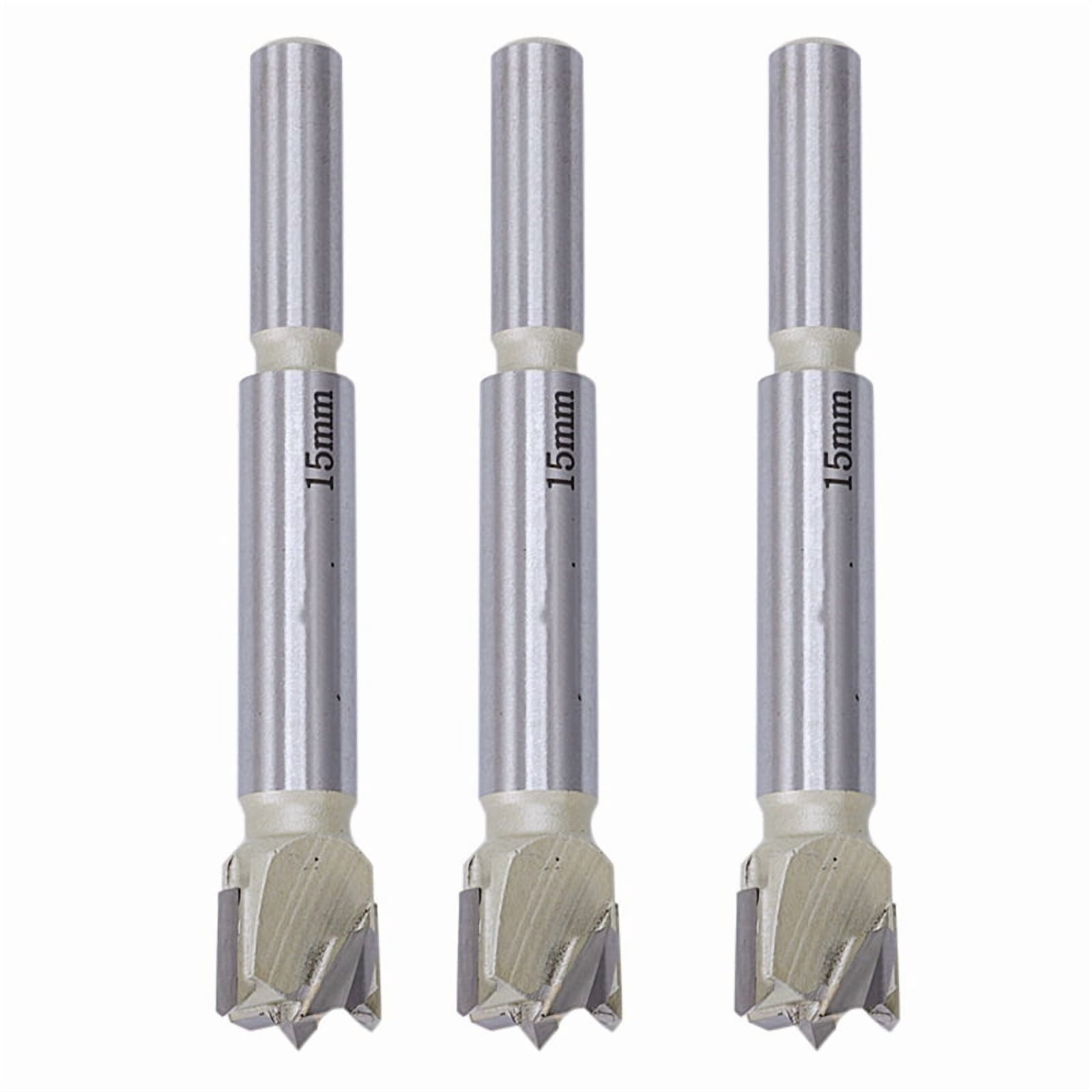 3pcs 15mm Forstner Tip Woodworking Tool Hole Saw Cutter Hinge Boring ...