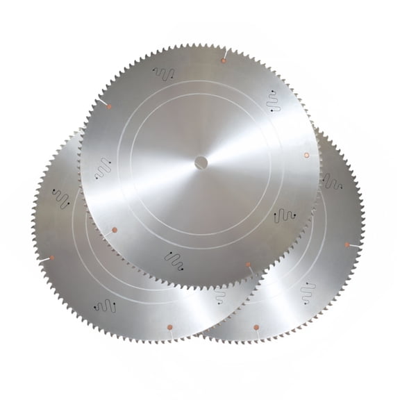 3pcs 16-Inch Miter/Table Saw Blades, 120 Tooth Fine Finish Circular Saw Blade with 1 Inch Arbor for Acrylic, Aluminum Cutting