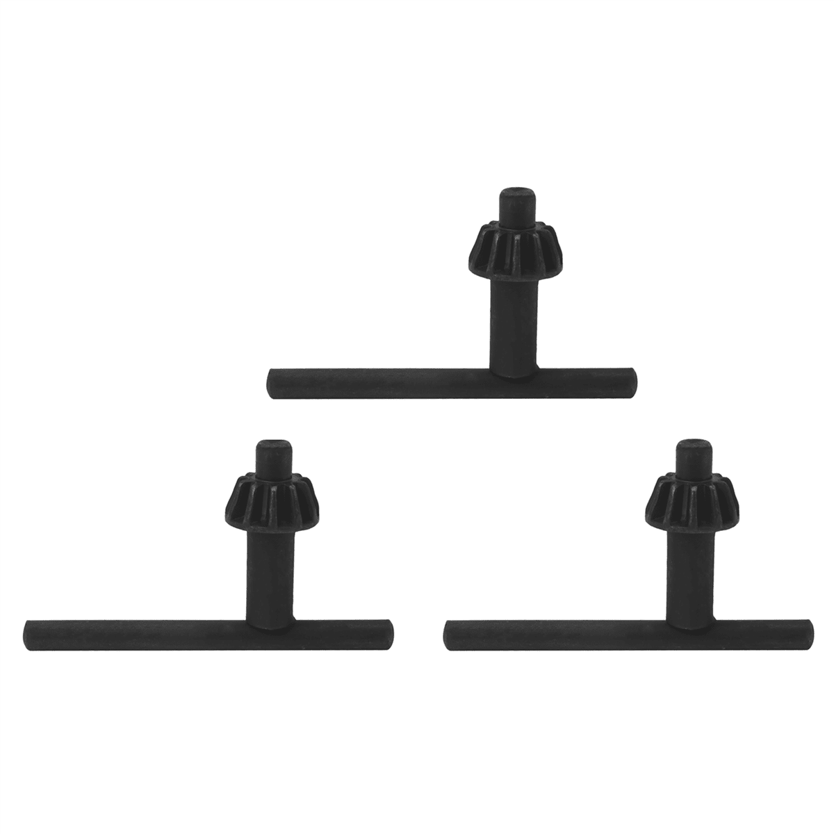 3pcs 16mm 5/8 Inch Pilot Size 11 Teeth Design Drill Chuck Key Tool