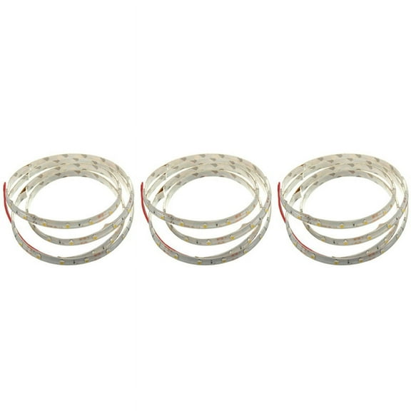 3pcs 1M 60-3528 SMD Waterproof LED Light Strip DC12V (Warm White)