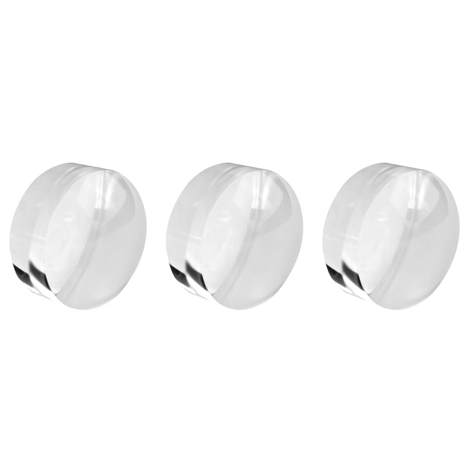 3pcs 2 Inch Magnifying Dome Portable Paperweight 8X Magnifier Clear