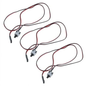3pcs 20.5 inch Long Power Button Switch Cable for PC Switches Reset Computer