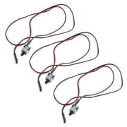 3pcs 20.5 inch Long Power Button Switch Cable for PC Switches Reset Computer