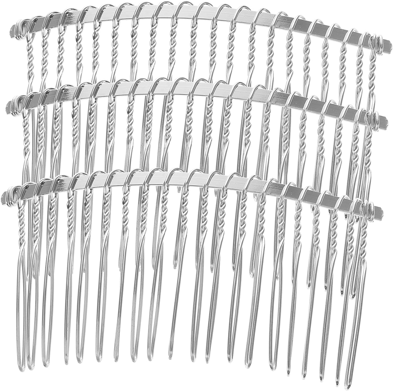 3pcs 20 Black Scrunchies for Hair Decorative Hair Clips Black