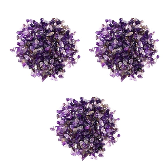 3pcs 200g Light Purple Fish Tank Gravel Aquarium Glass Stones Glass Pebbles Aquarium Gravel Rocks Fish Tank Rocks