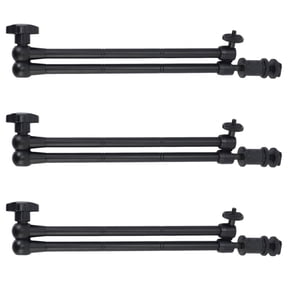 3pcs 20Inch Adjustable Articulating Friction Magic Arm with Hot Shoe Mount for LED Light DSLR Rig LCD Monitor