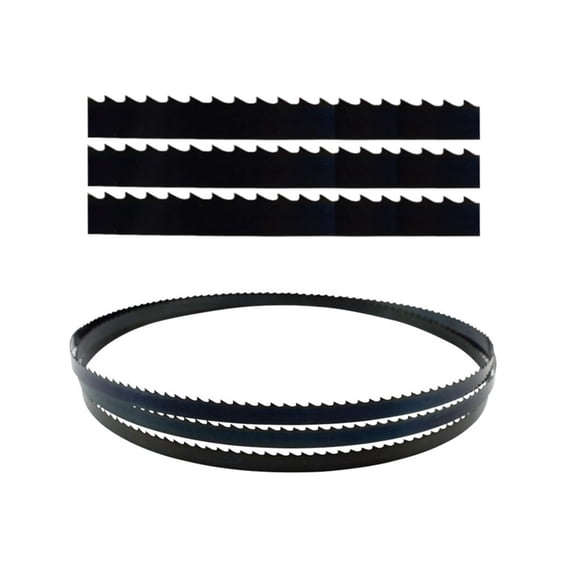 3pcs 2490x20x0.62mm/98"x4/5"x0.025" Bandsaw Blades 4 TPI Band Saw Blades for Cutting Wood, PVC and Thin Aluminium