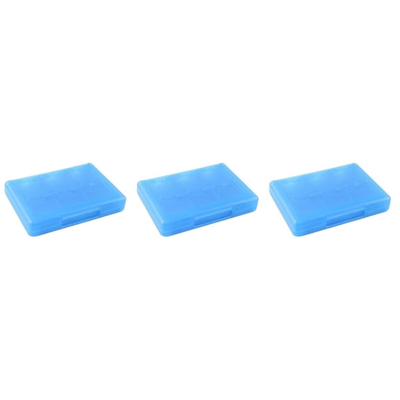 3pcs 28 in 1 Game Cards Case Holder Organizer Case Storage Box for NDSI NDSILL 2DS 3DSLL/XL (Blue)